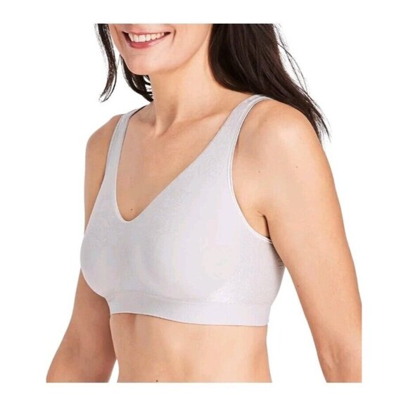 Bali Comfort Revolution ComfortFlex Fit Sz S Gray Shaping Wirefree Bra Foam Cup - Picture 2 of 11